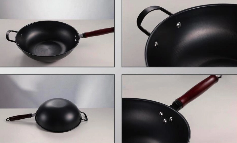 Stir Frying Top Seller Household Lightweight Chinese Wok with Long Handle